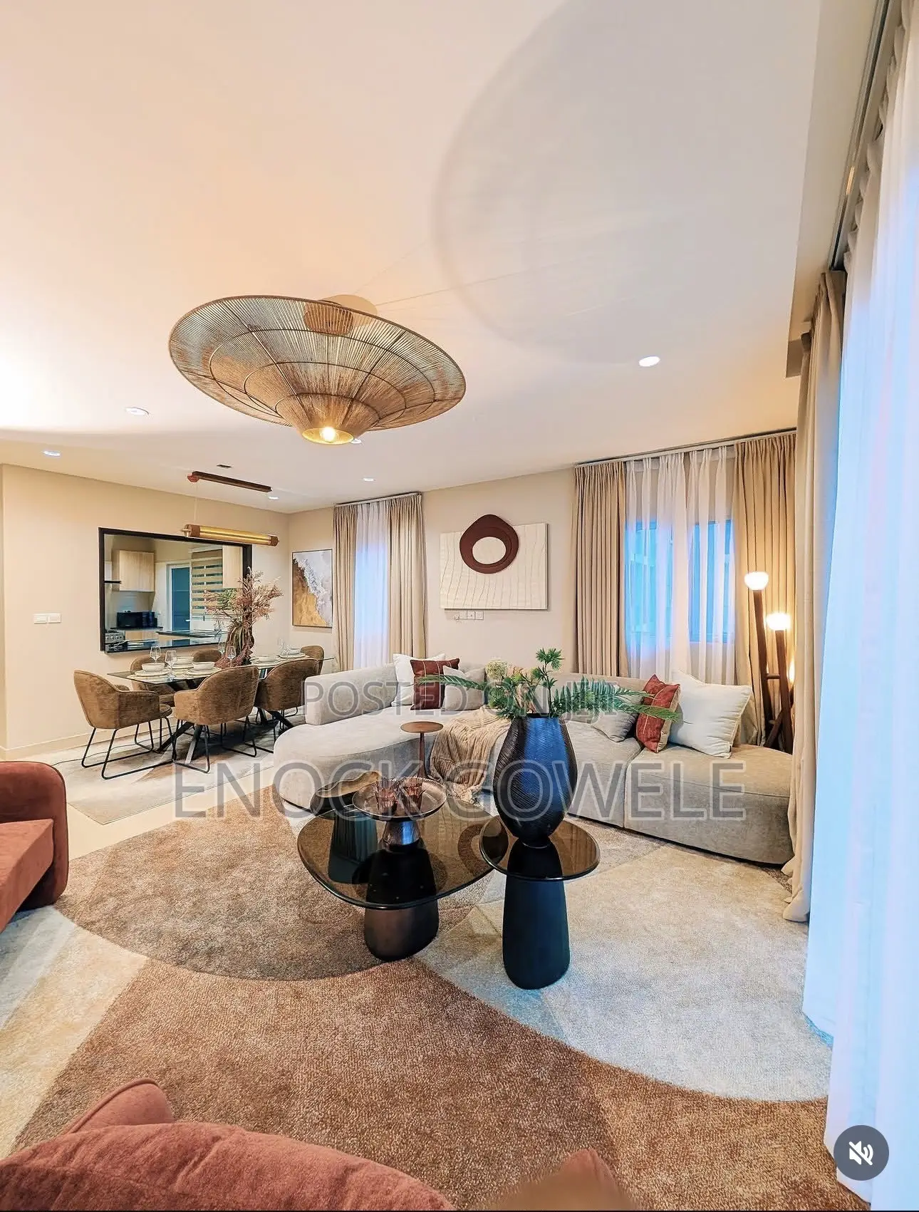 Furnished 3bdrm Apartment in Morroco Square, Kinondoni for rent in Kinondoni