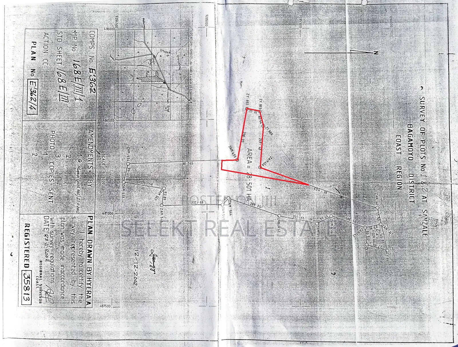 45 Acres of Land in Bagamoyo Msata Rd for Sale in Msata