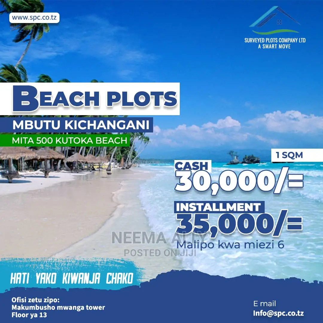 Kichangani Beach Plots in Kigamboni