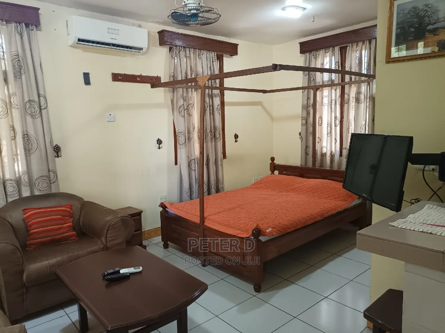 Furnished Studio Apartment in Mikocheni for rent in Mikocheni