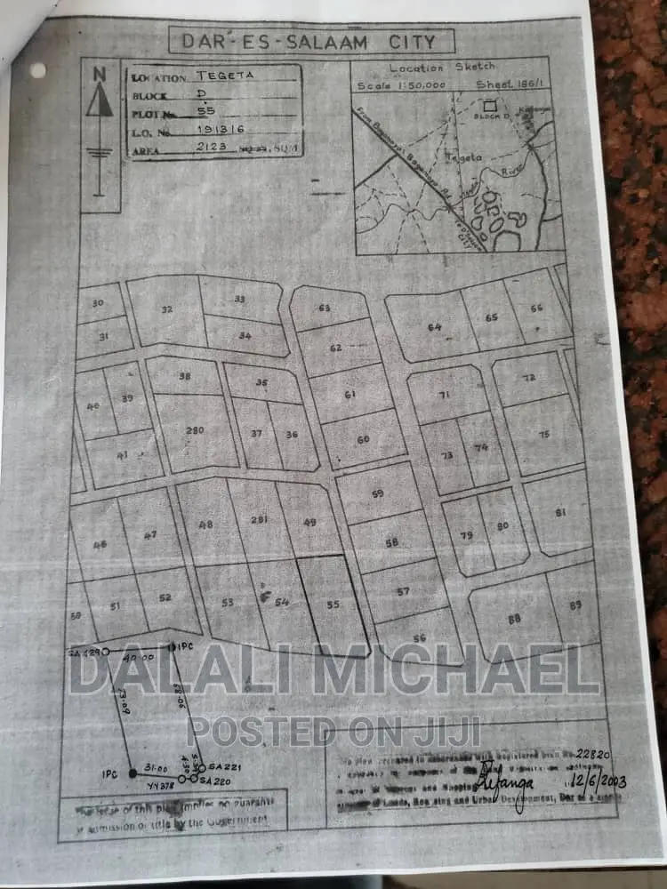 Plot for Sale at Tegeta Block D in Kunduchi