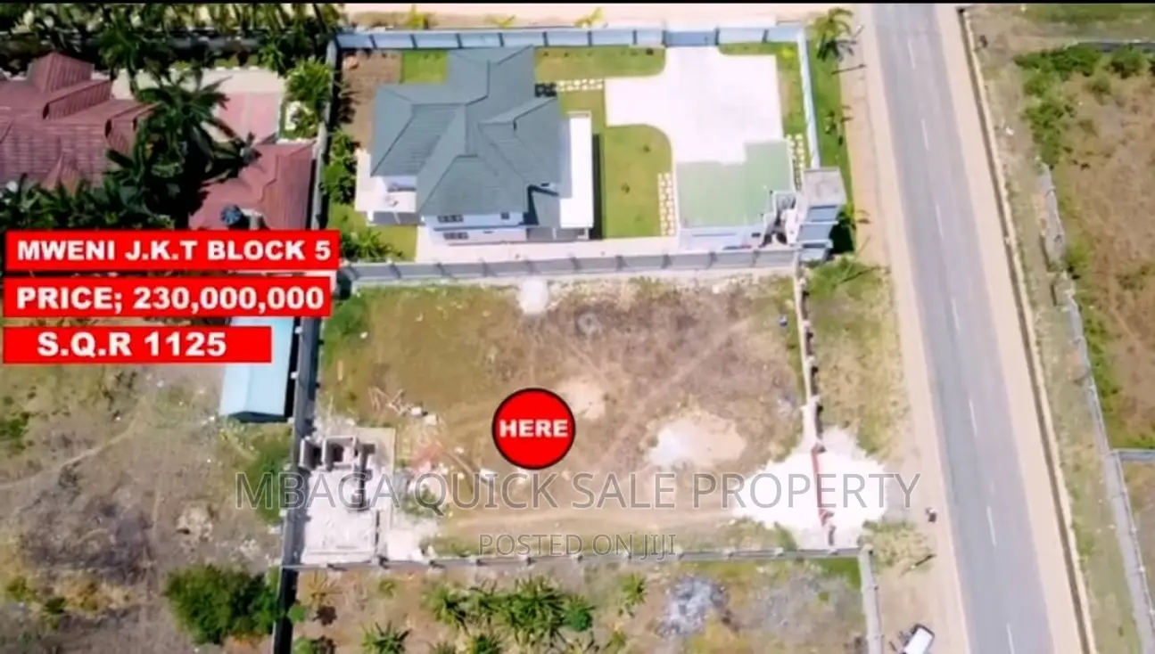 Big Plot for Sale at Mbweni JKT in Bweni