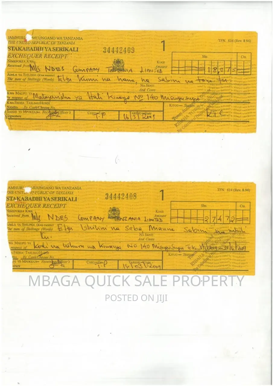 Plot for Petrol Station for Sale at Kibaha Misugusugu in Maili Mmoja
