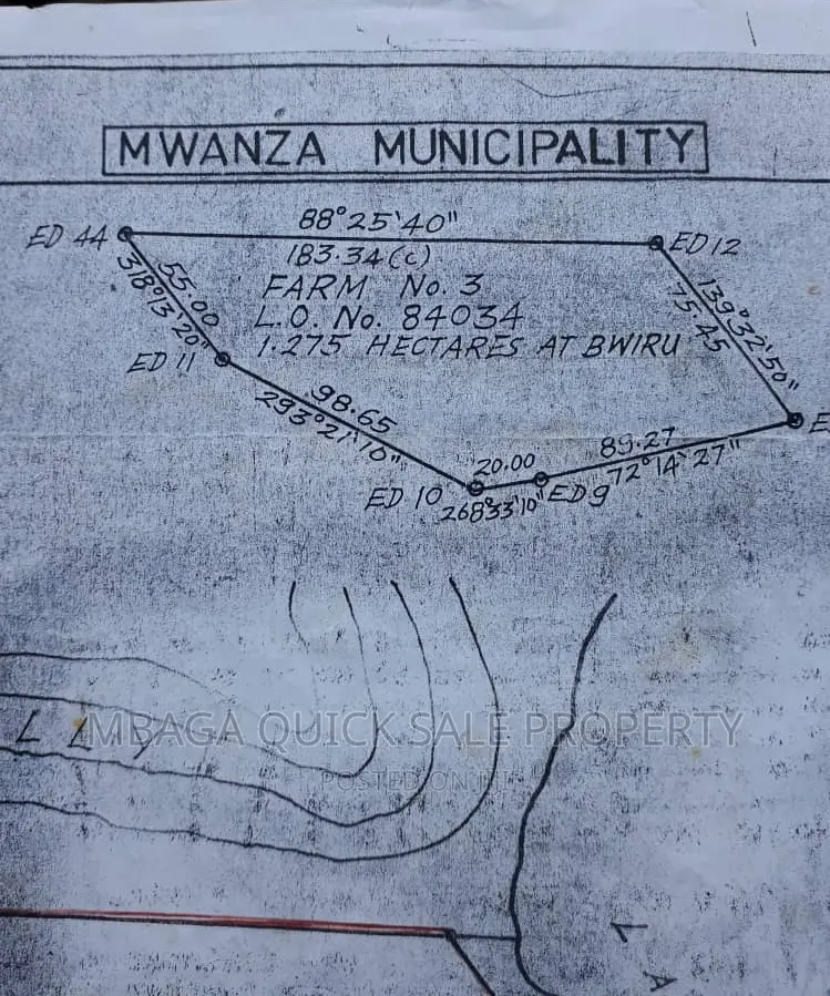 Plot for Sale at Mwanza Bwiru in Bugando