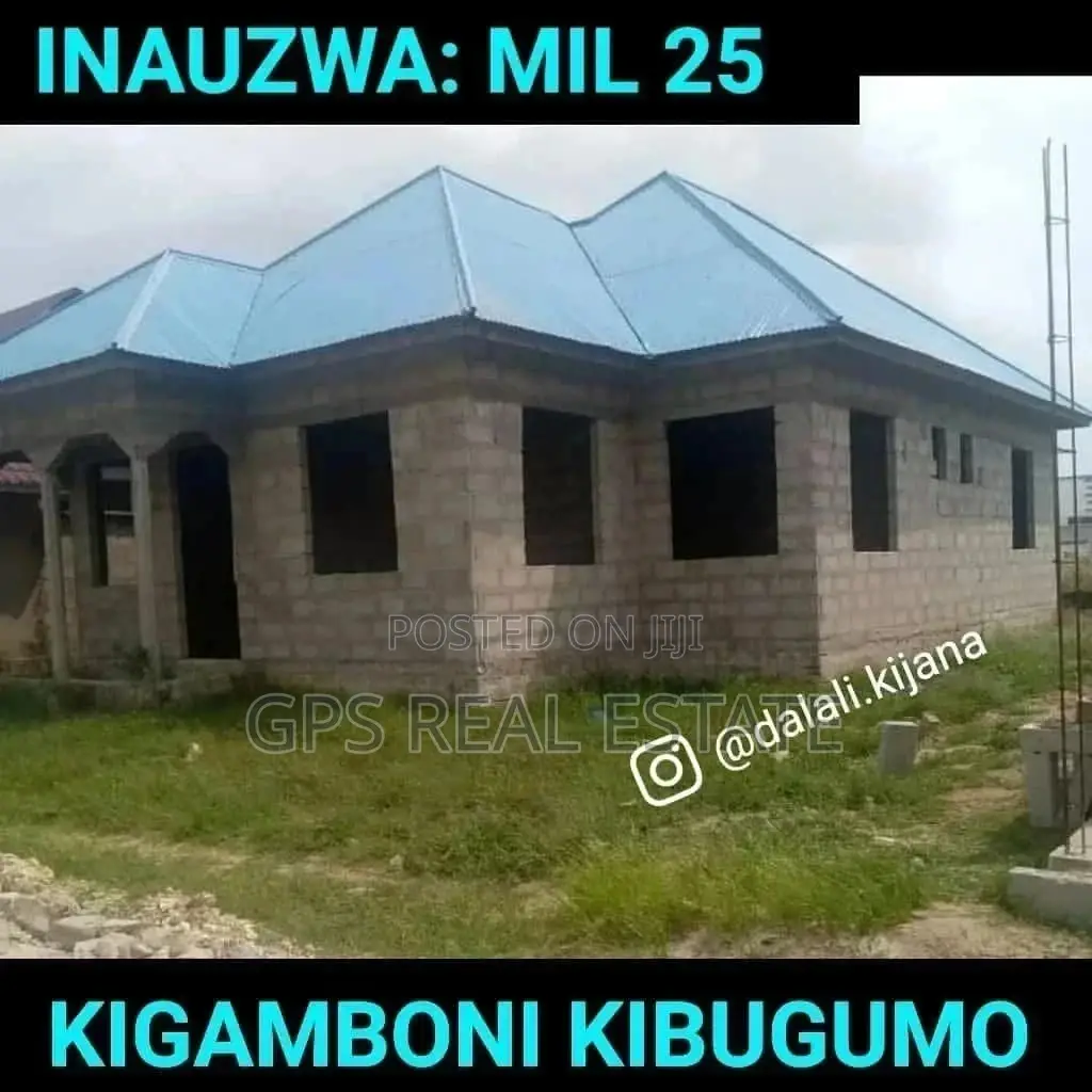 Unfinished House for Sale in Kigamboni
