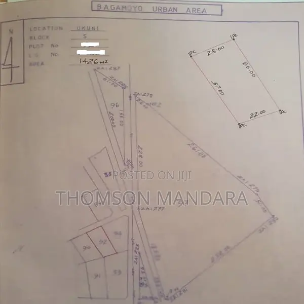 Plot at Ukuni Bagamoyo in Dunda