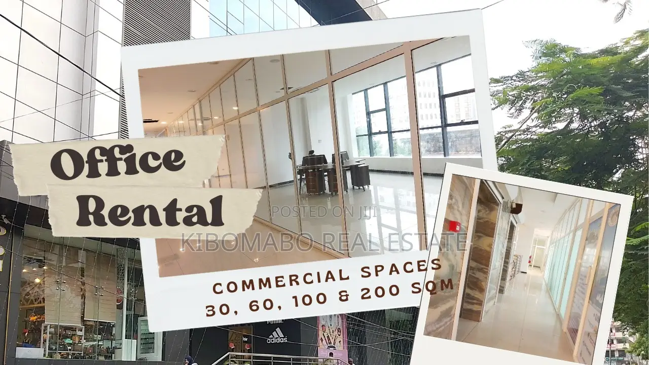 30 - 200 SQM Office Space Rental - Kisutu City Centre in Kisutu