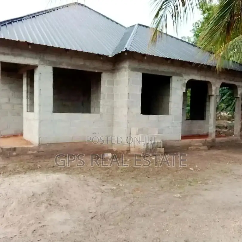 Unfirnished House For Sale in Kigamboni