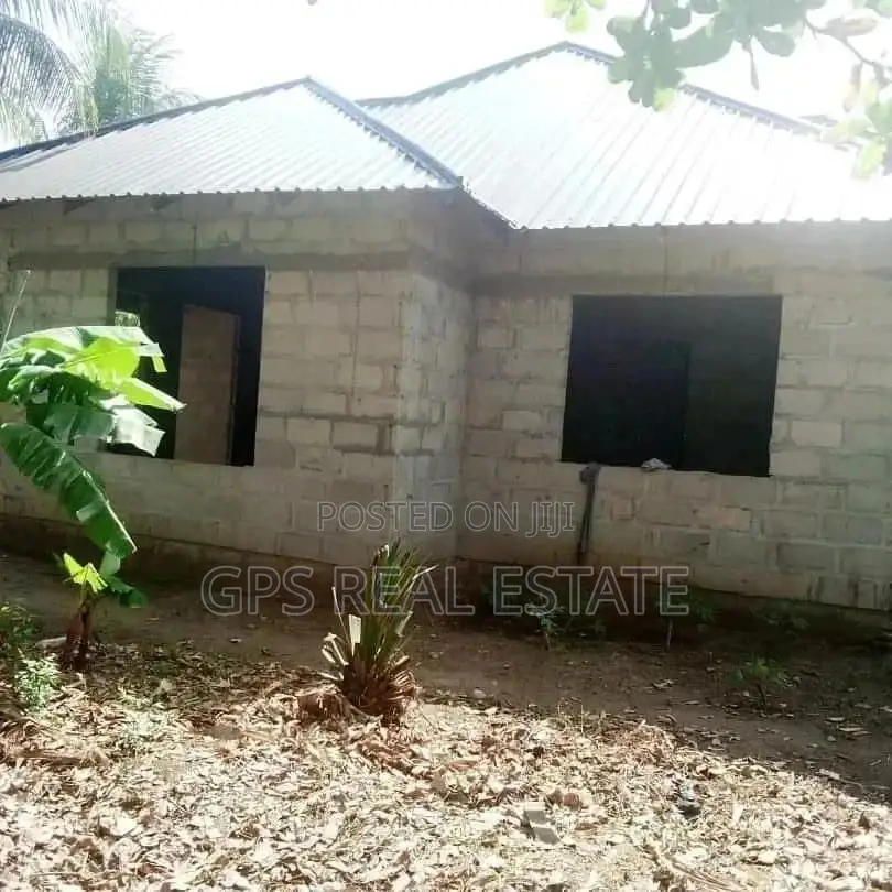 Unfirnished House For Sale in Kigamboni