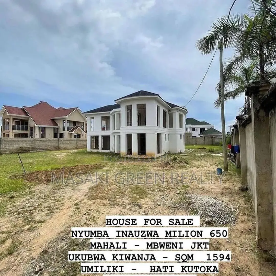 4bdrm House in Mbweni Jkt, Kinondoni for sale in Kinondoni