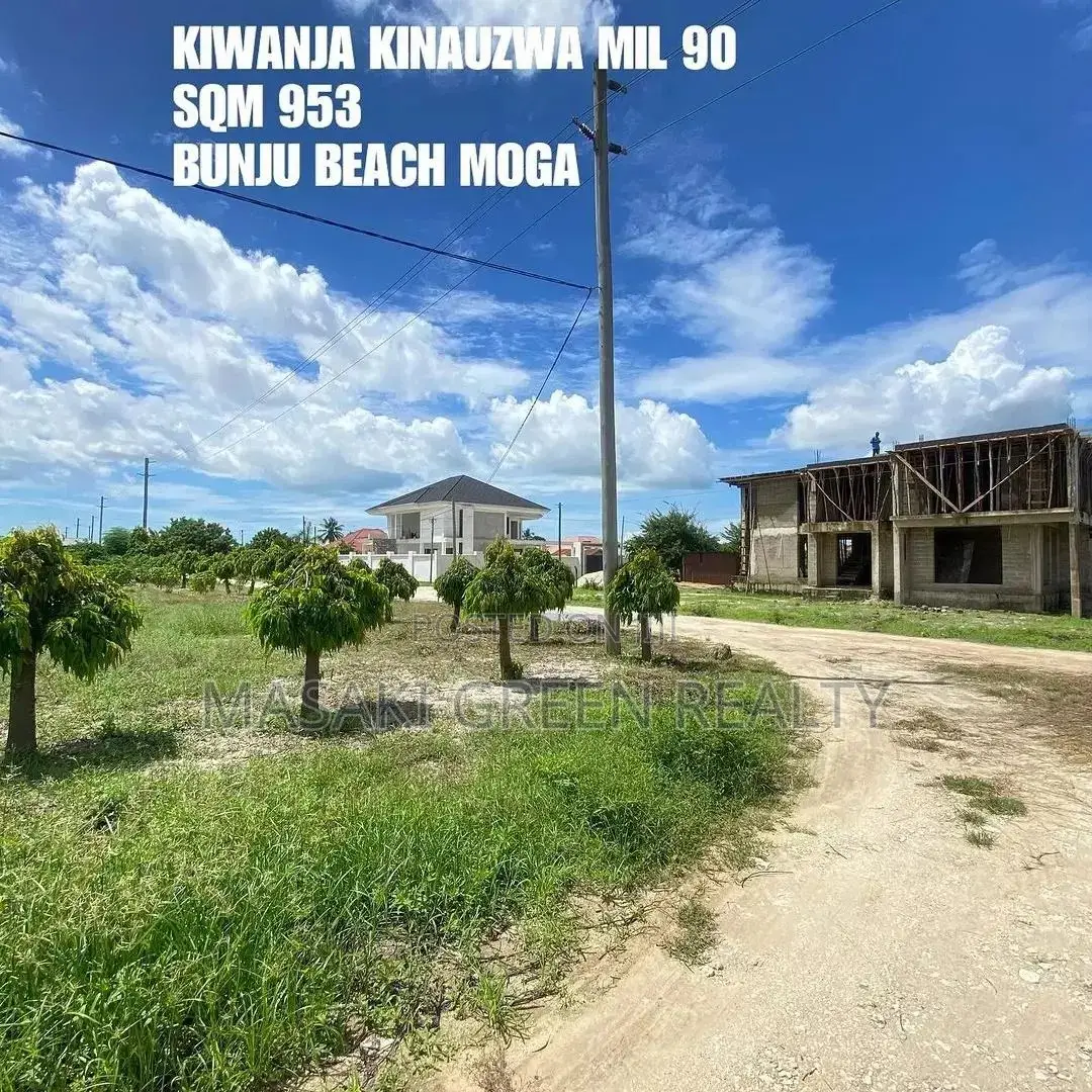 953 Plot for Sale at Bunju Beach Moga in Kinondoni