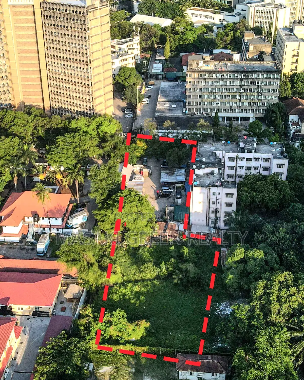 Plot for Sale at City Center Along Samora Avenue SQM 2382 in Kinondoni