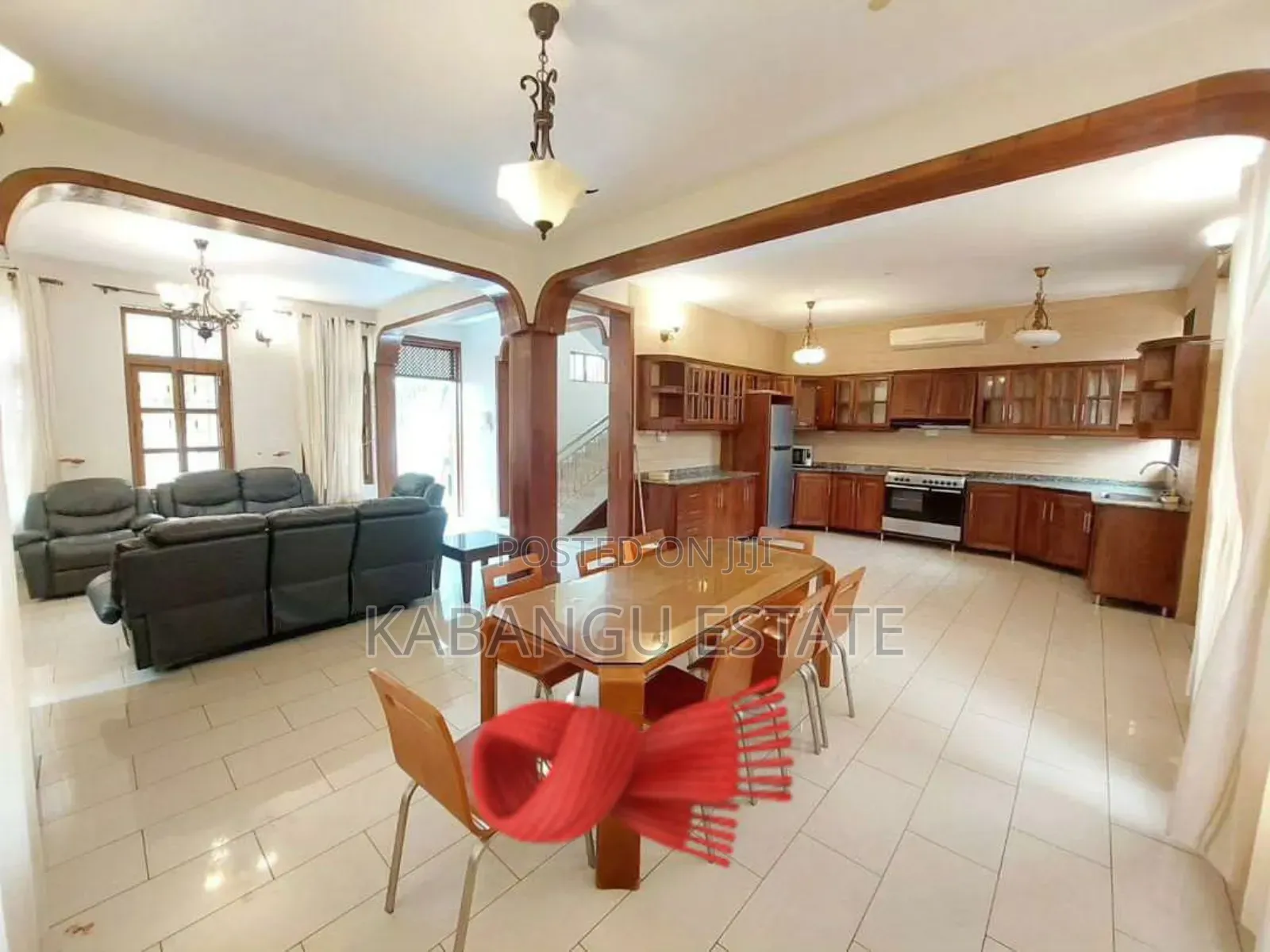 Furnished 3bdrm Villa in Mwenge Tra, Kinondoni for rent in Kinondoni