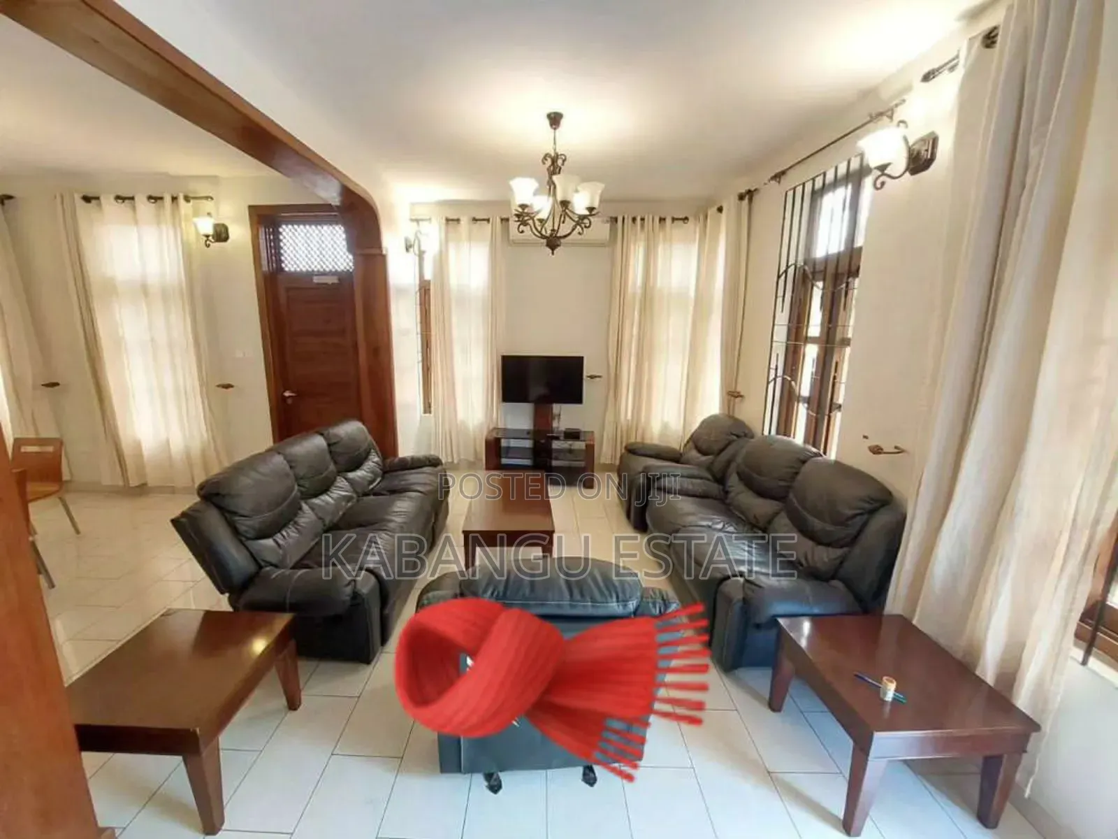 Furnished 3bdrm Villa in Mwenge Tra, Kinondoni for rent in Kinondoni