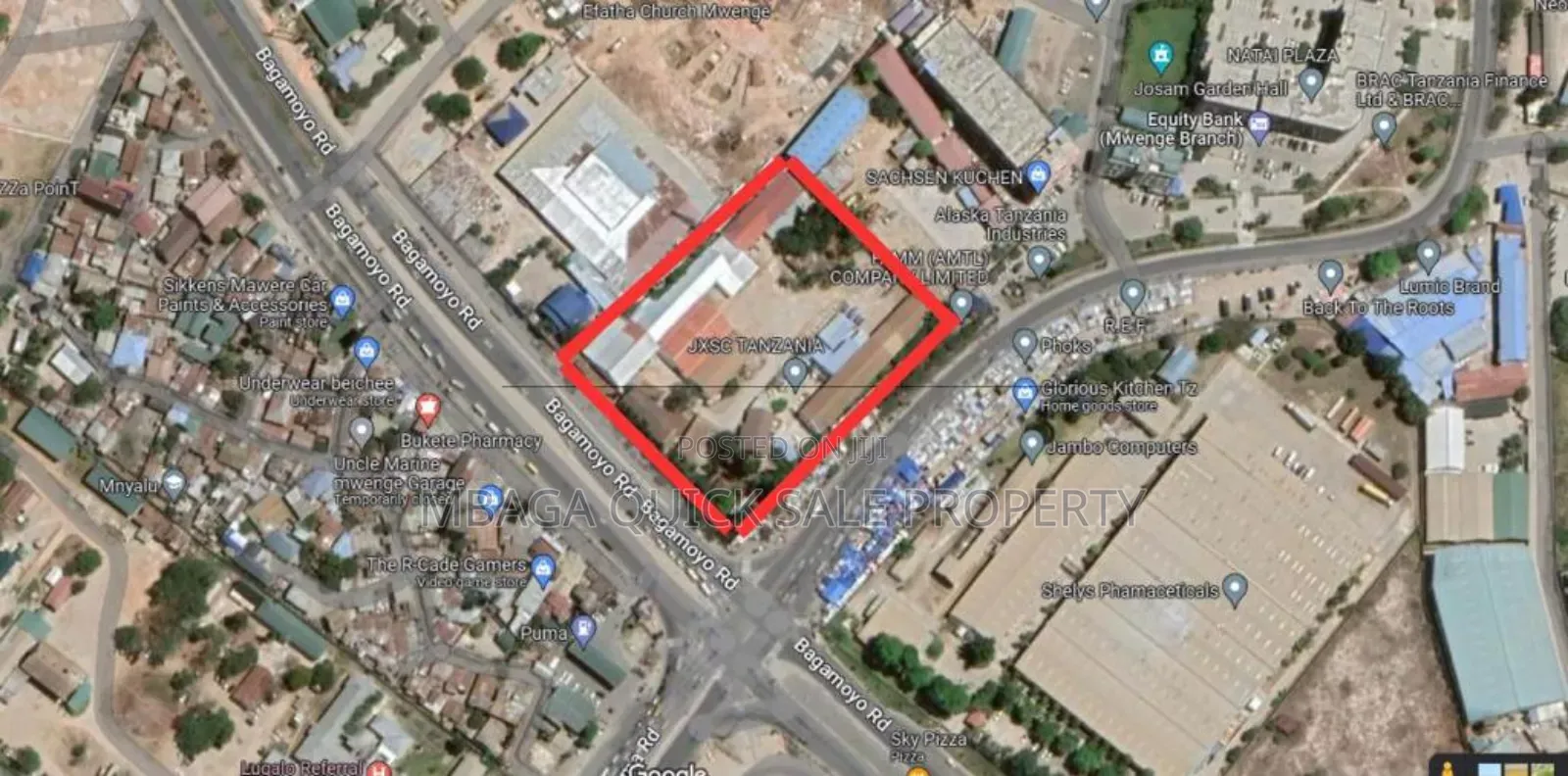5 Acres Plot For Sale At Mikocheni Industrial Area in Mikocheni