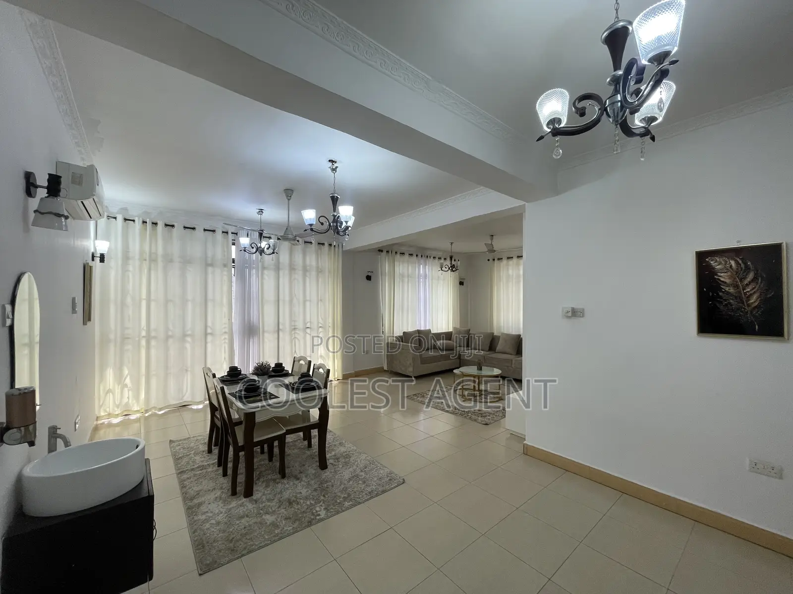 Furnished 2bdrm Apartment in Msasani, Kinondoni for rent in Kinondoni
