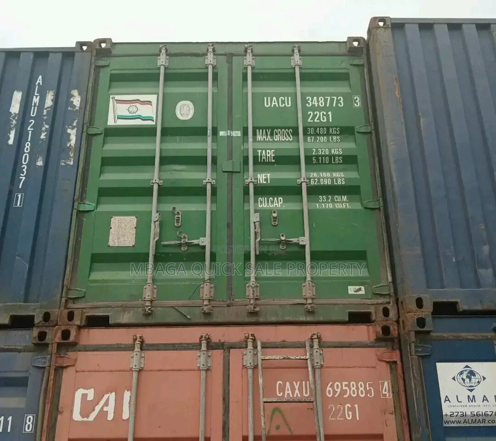 Kontena Inauzwa Size Ft40 in Mbezi