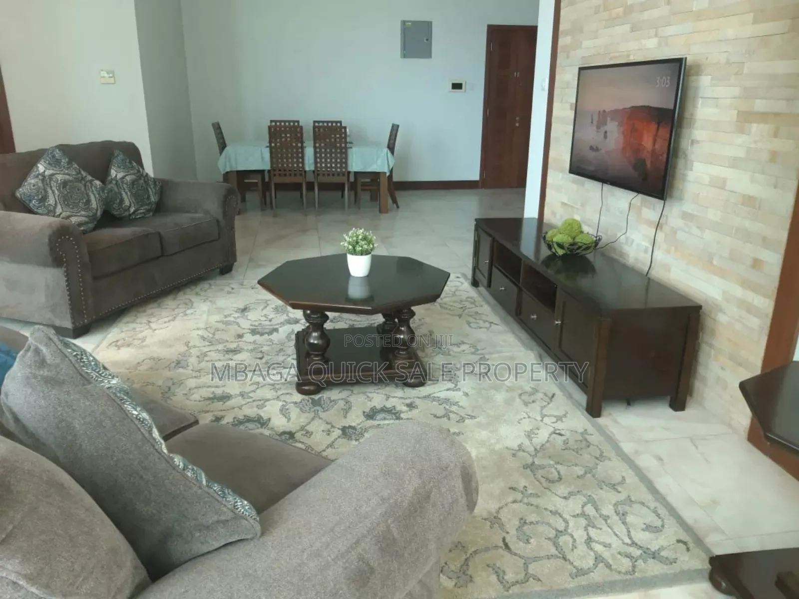 Furnished 3bdrm Apartment in City Center, Mbezi for rent in Mbezi