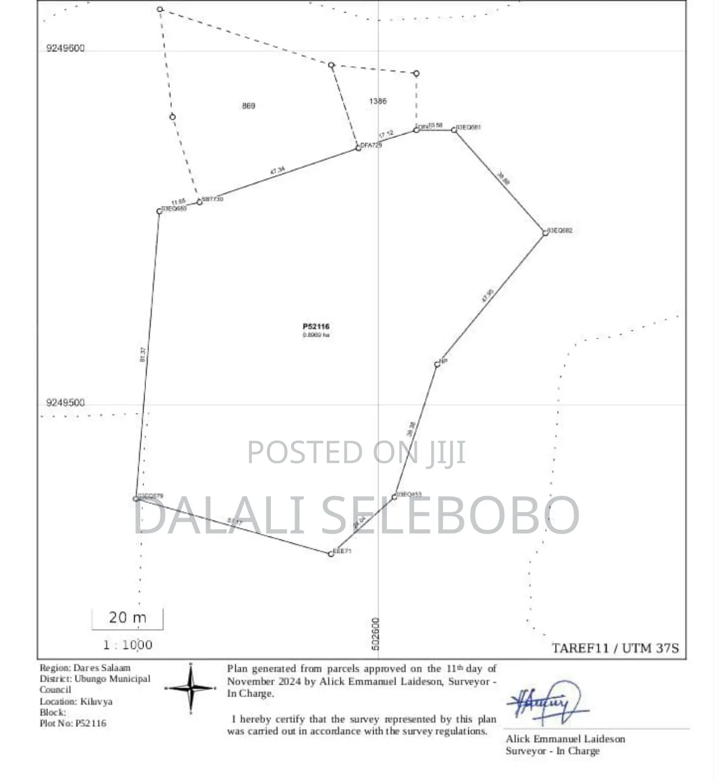 Plot 2hecter at Kiluvya Kwa Komba in Kiluvya