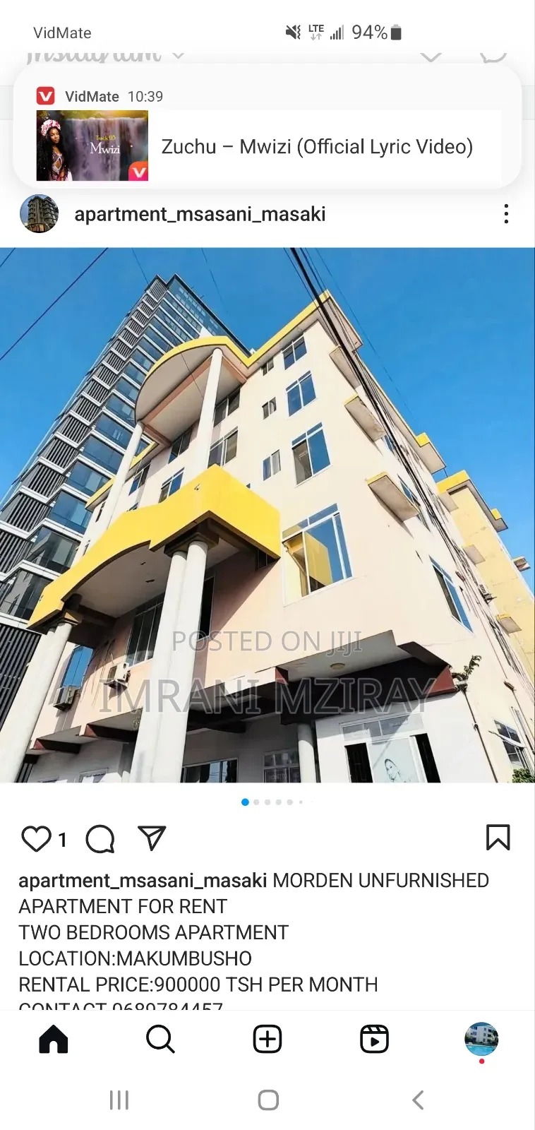 3bdrm Apartment in Kariakoo for rent in Kariakoo