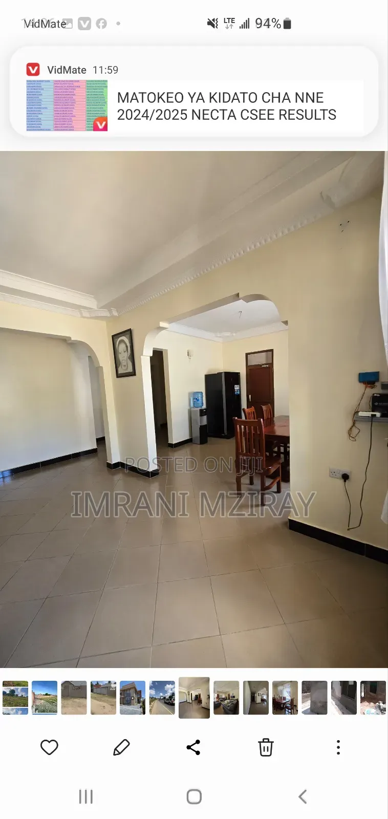 4bdrm Bungalow in Upanga East for rent in Upanga East