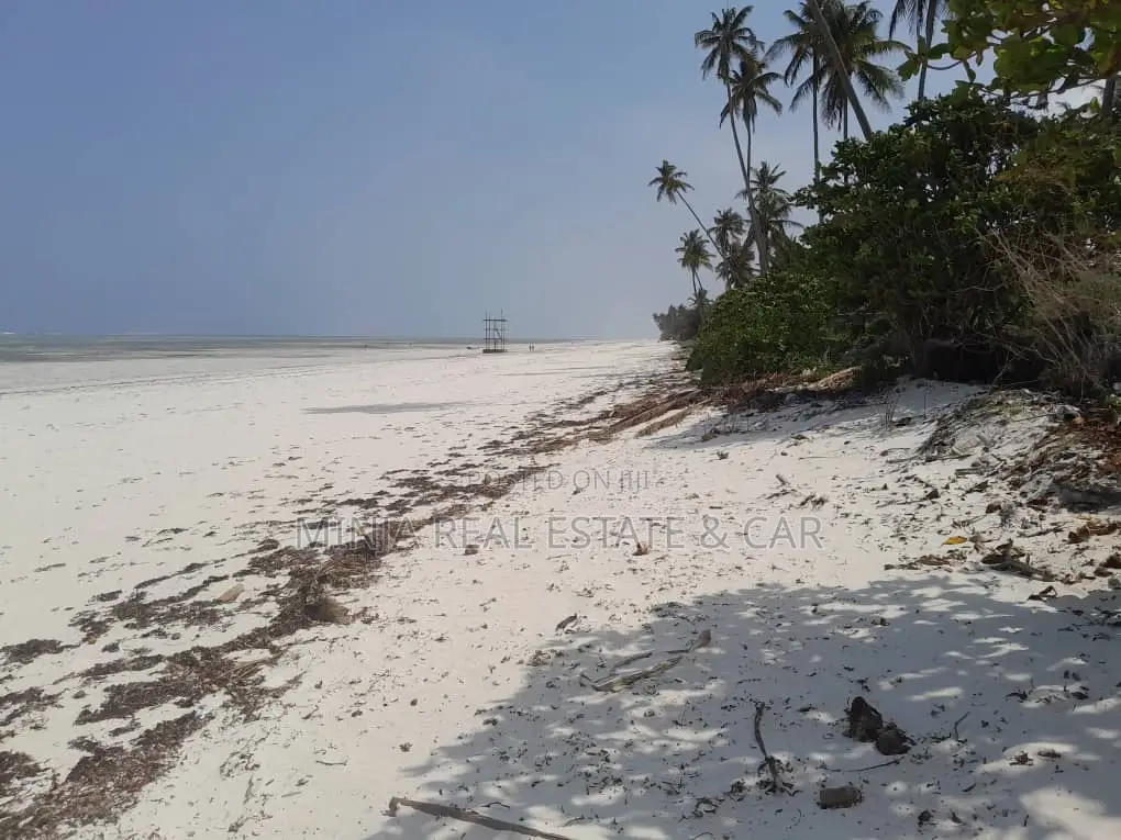 White Sand Beach Plot for Sale at Paje Bwejuu Zanzibar in Mjini