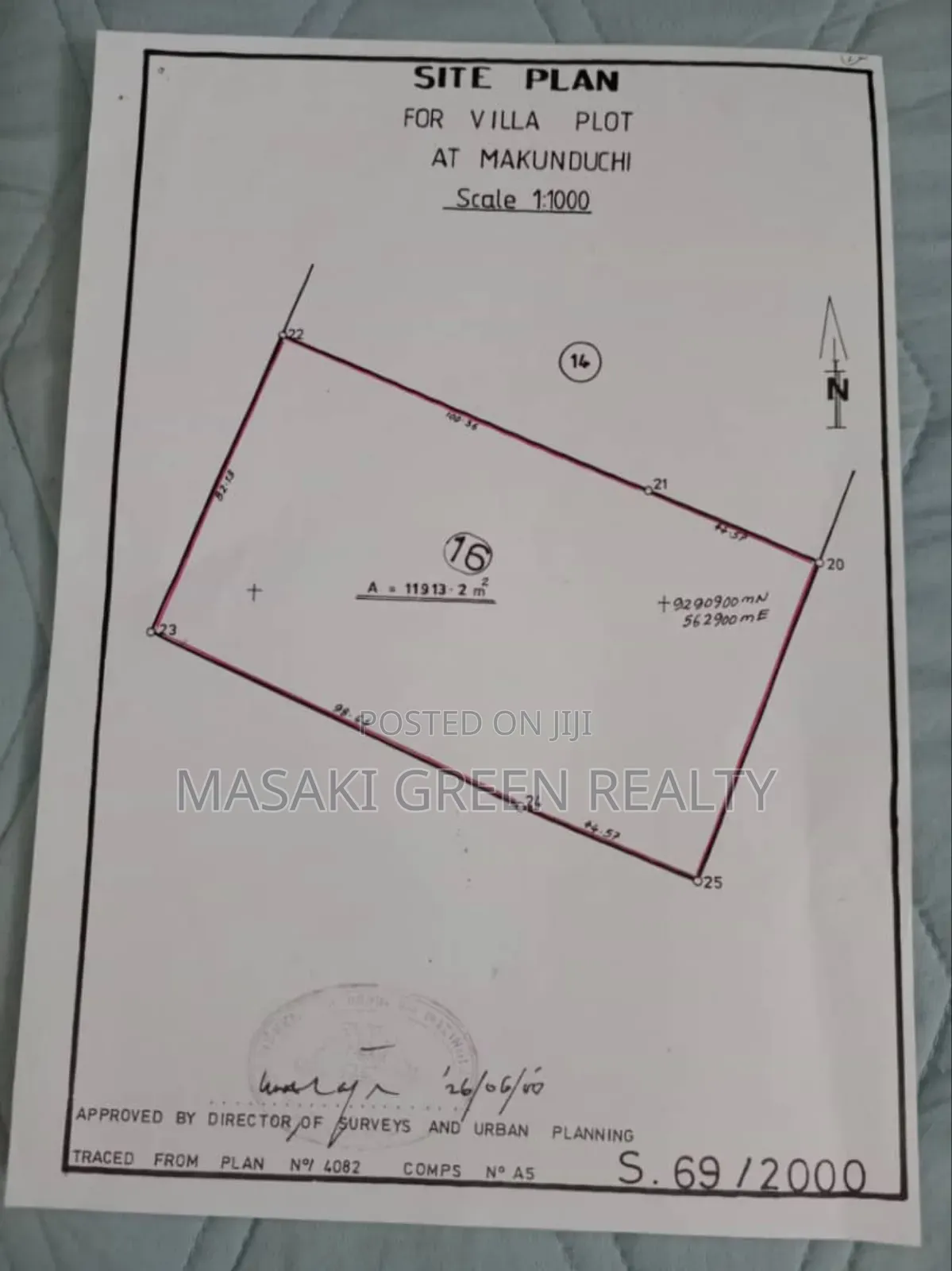 Beach Plot for Sale at Zanzibar in Kinondoni