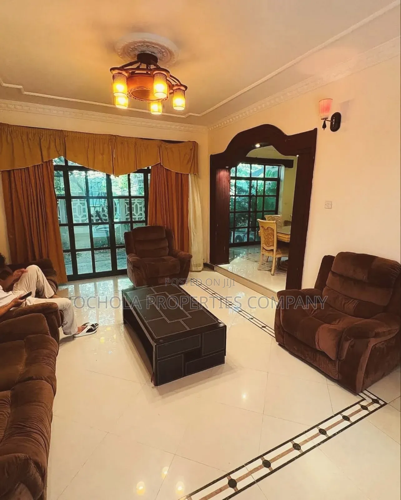 Furnished 5bdrm Villa in Mikocheni for rent in Mikocheni