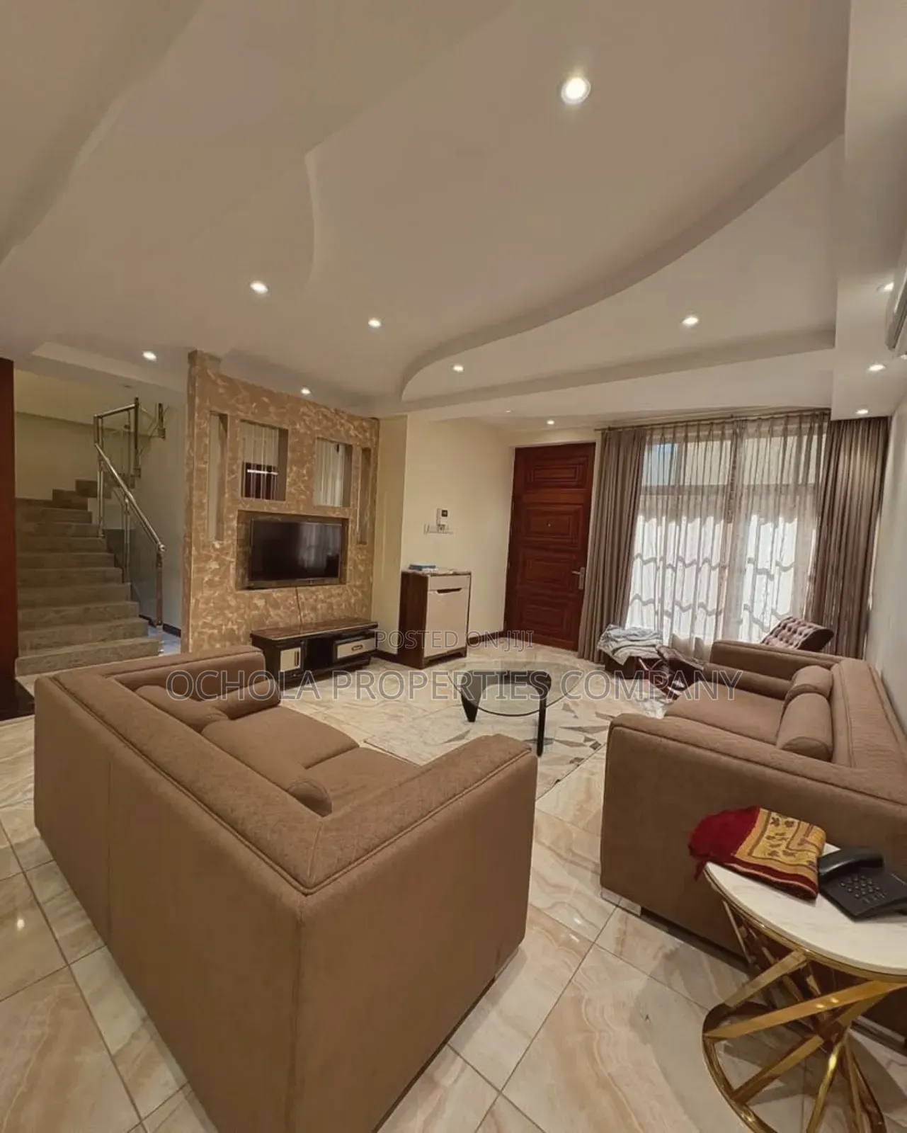 Furnished 3bdrm Villa in Ada Estate for rent in Ada Estate