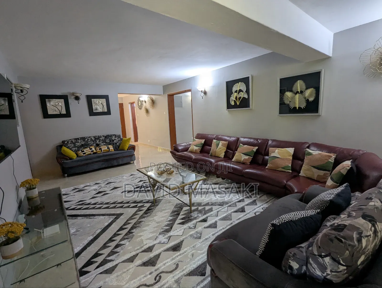 Furnished 3bdrm Block of Flats in The Compound, Masaki for rent in Masaki
