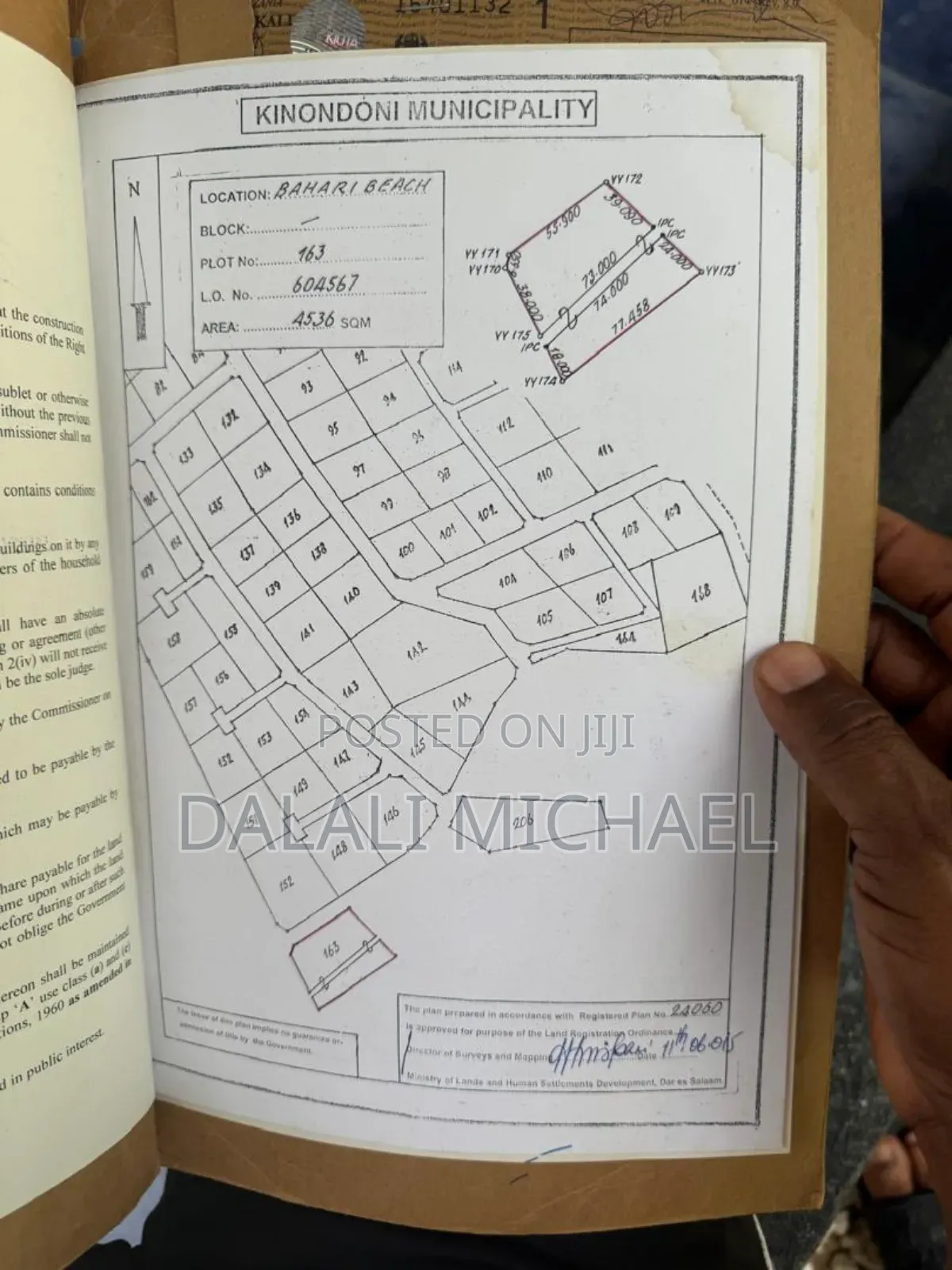 Plot for Sale Bahari Beach! . in Kunduchi