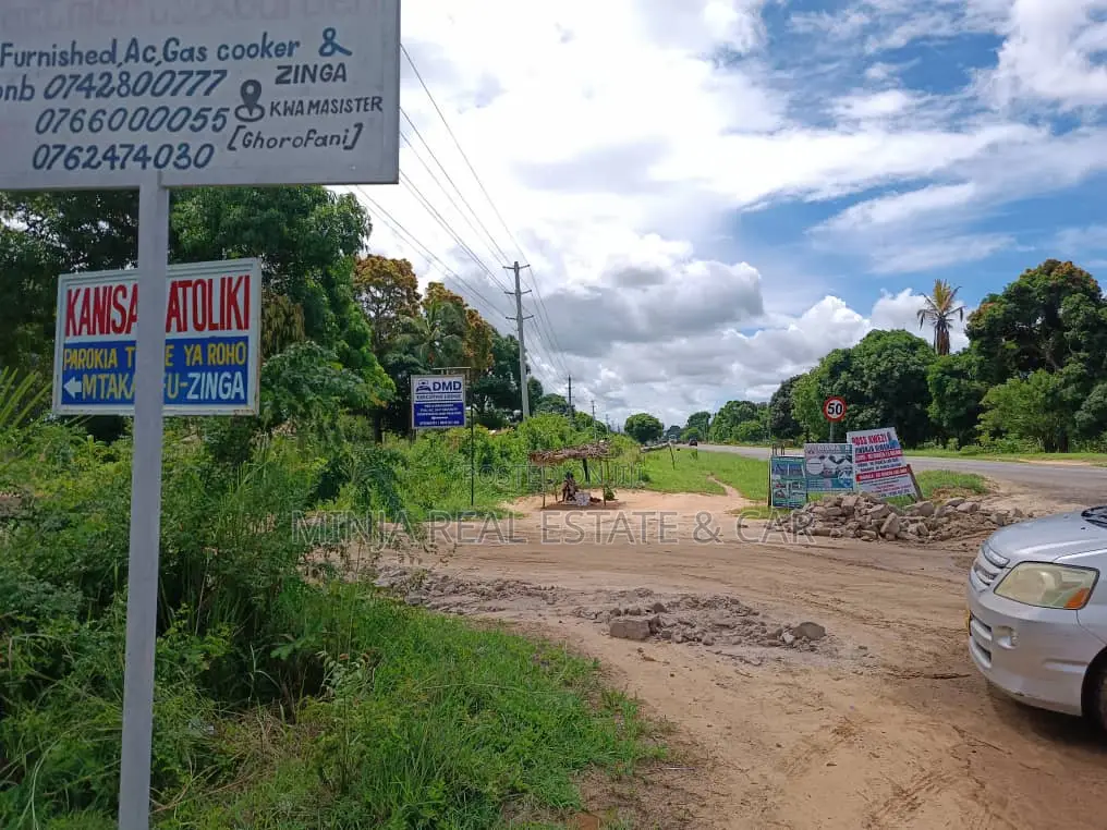 Industrial Plot for Sale Bagamoyo Zinga in Zinga