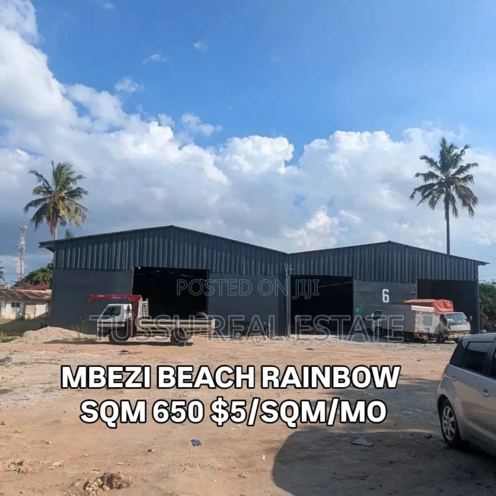 Warehouse for Rent Mbezibeach Rainbow in Mbezi Beach