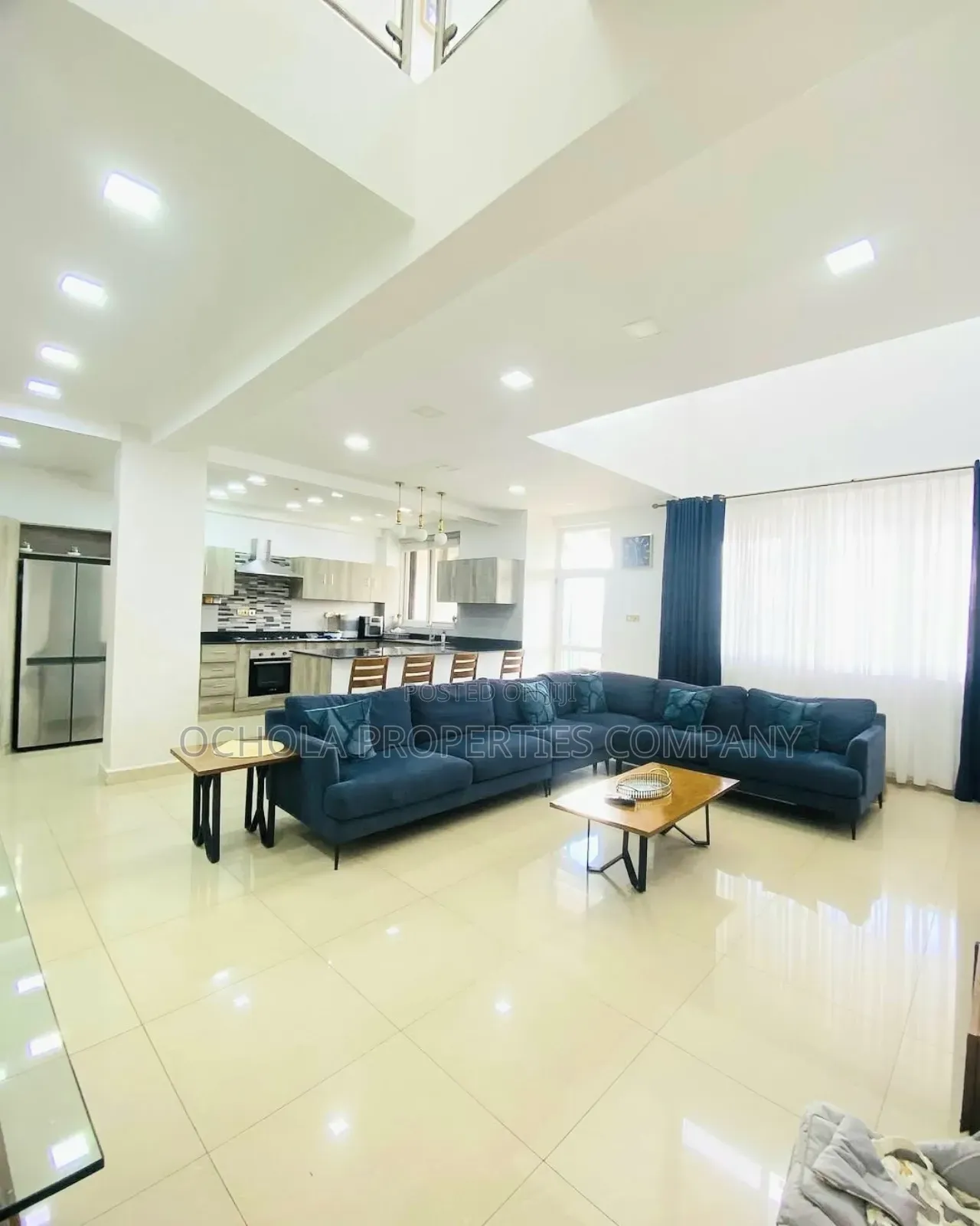 Furnished 3bdrm Penthouse in Upanga East for rent in Upanga East