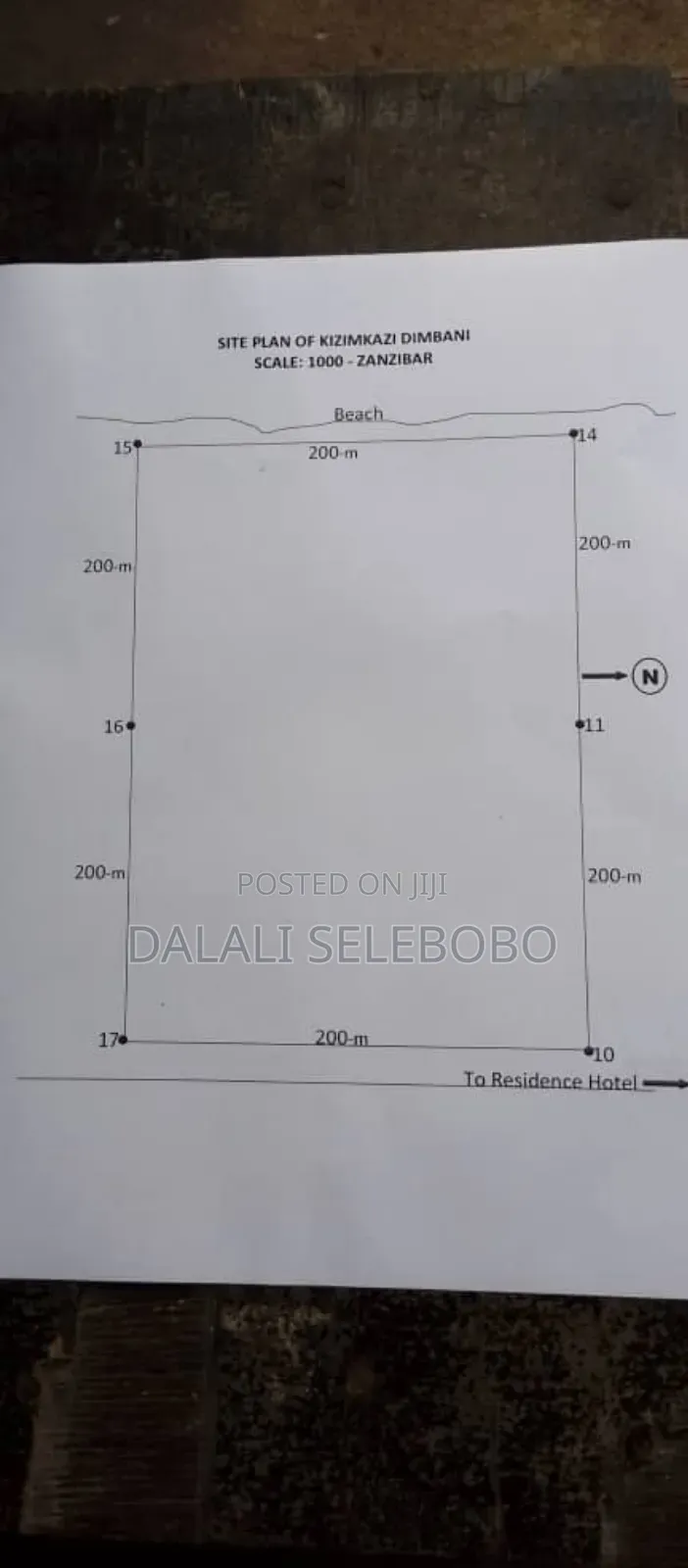 Beach Plot at Zenji Kizimkazi in Unguja North