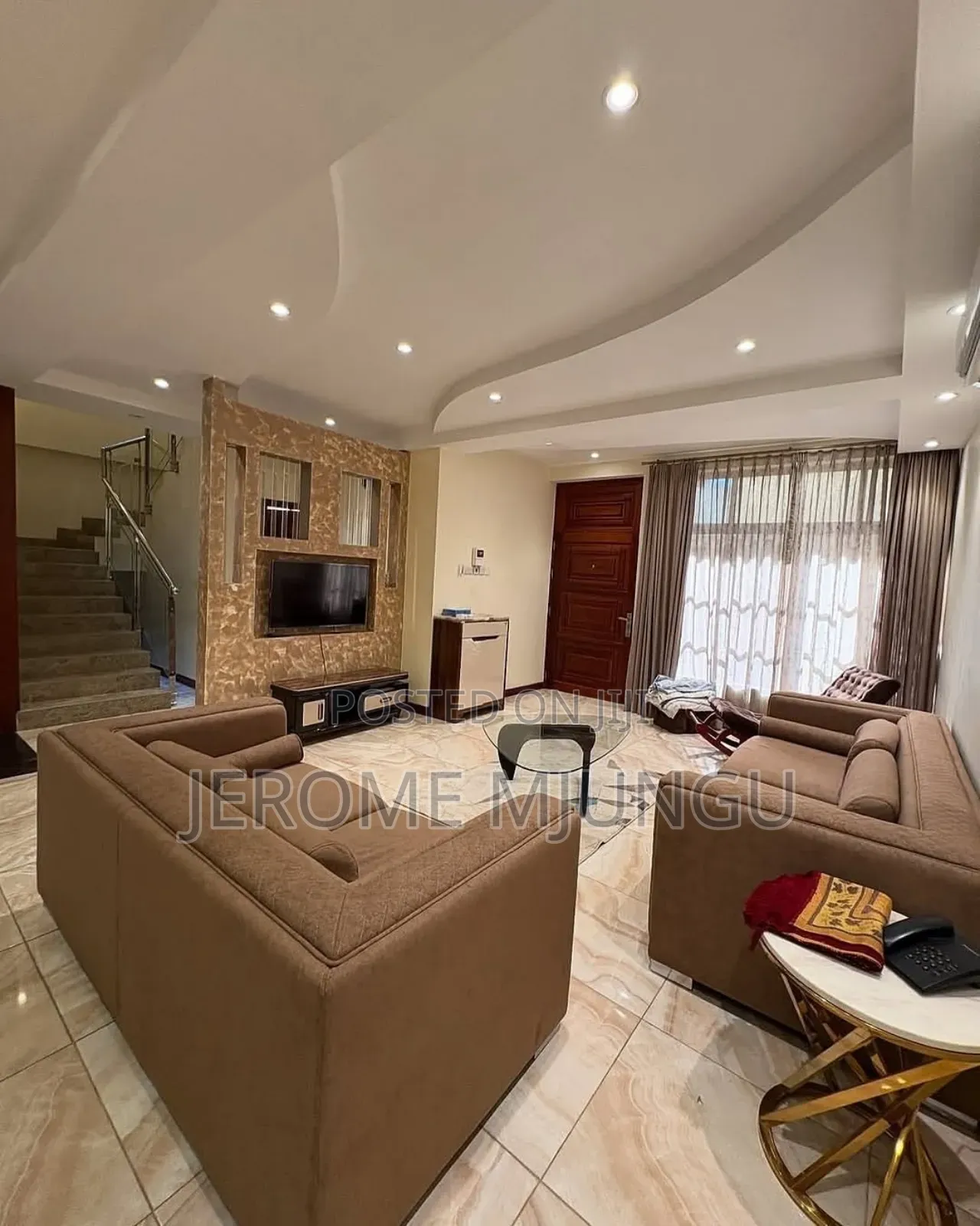 Furnished 3bdrm Villa in Ada Estate for rent in Ada Estate