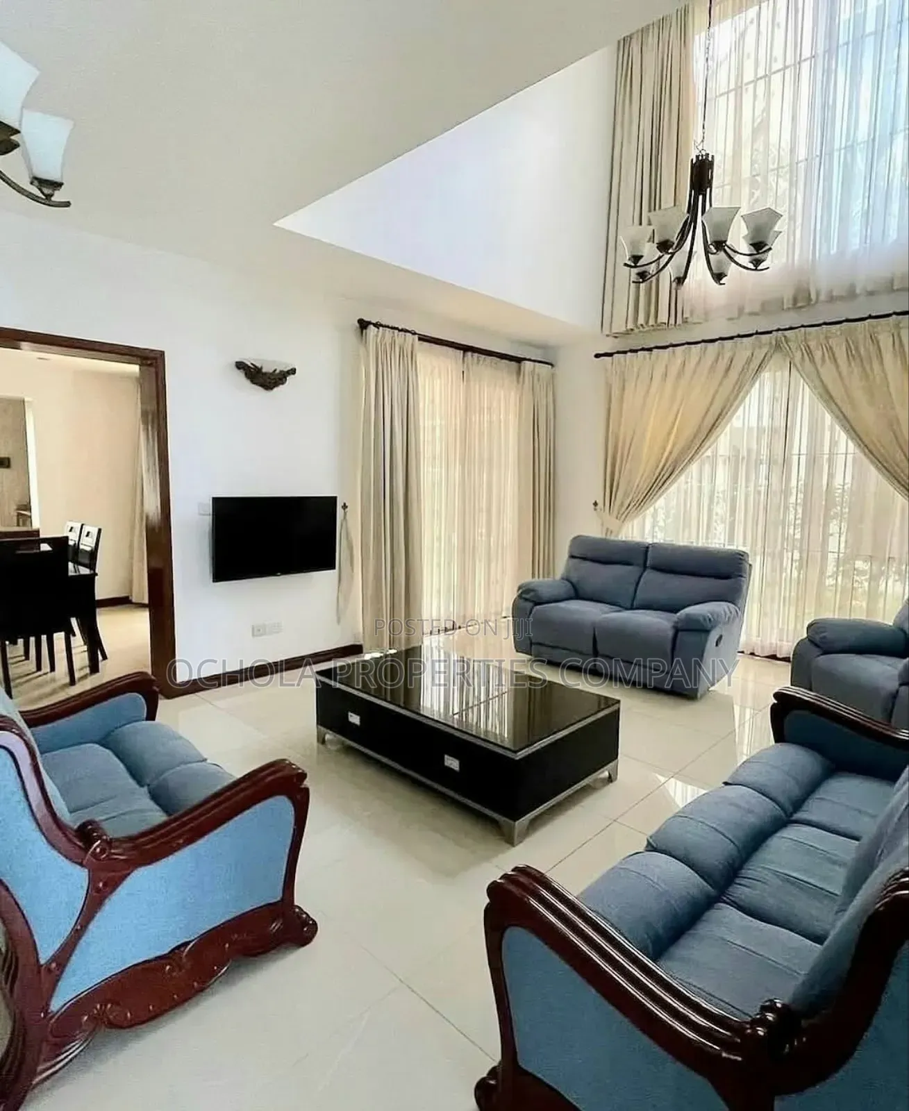 Furnished 4bdrm Villa in Masaki for rent in Masaki