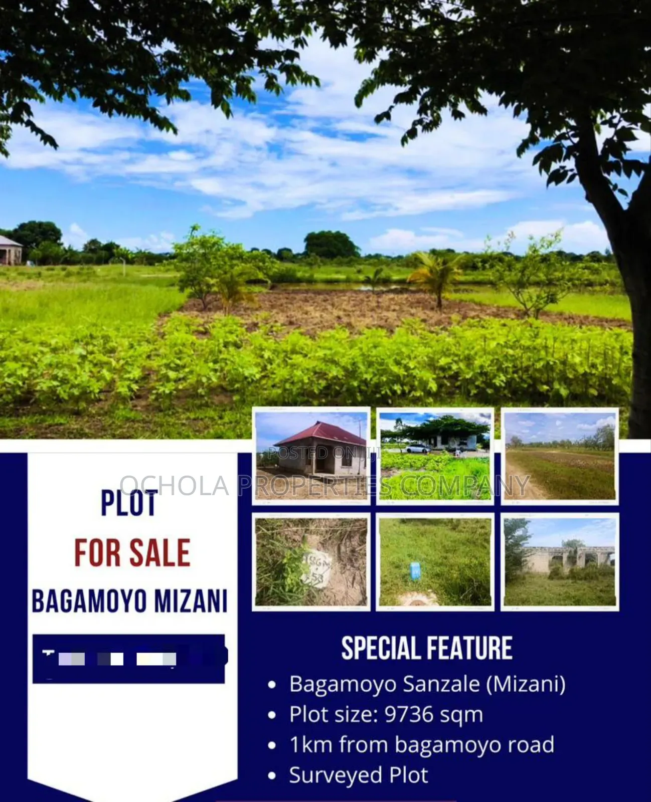 Plot for Sale Bagamoyo Sanzale Mizani in Bagamoyo