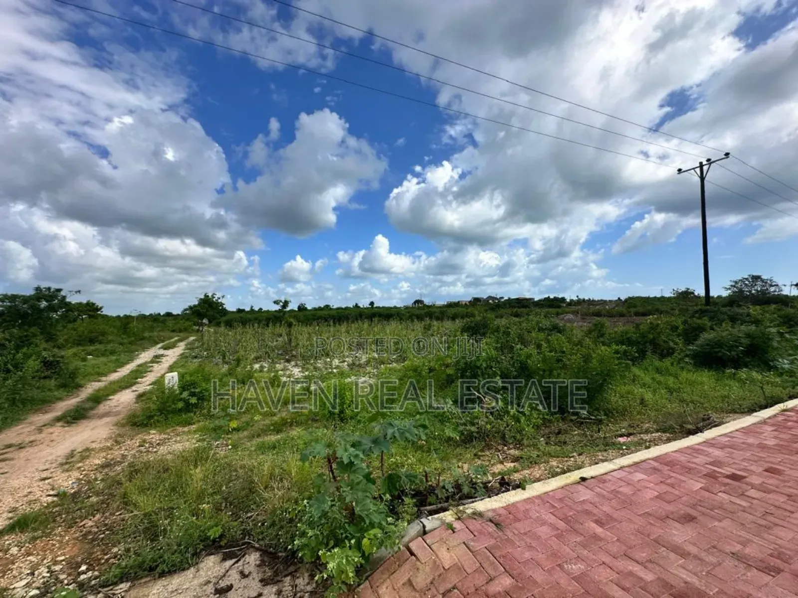 Second Line Beach Plot for Sale at Zanzibar in Unguja South