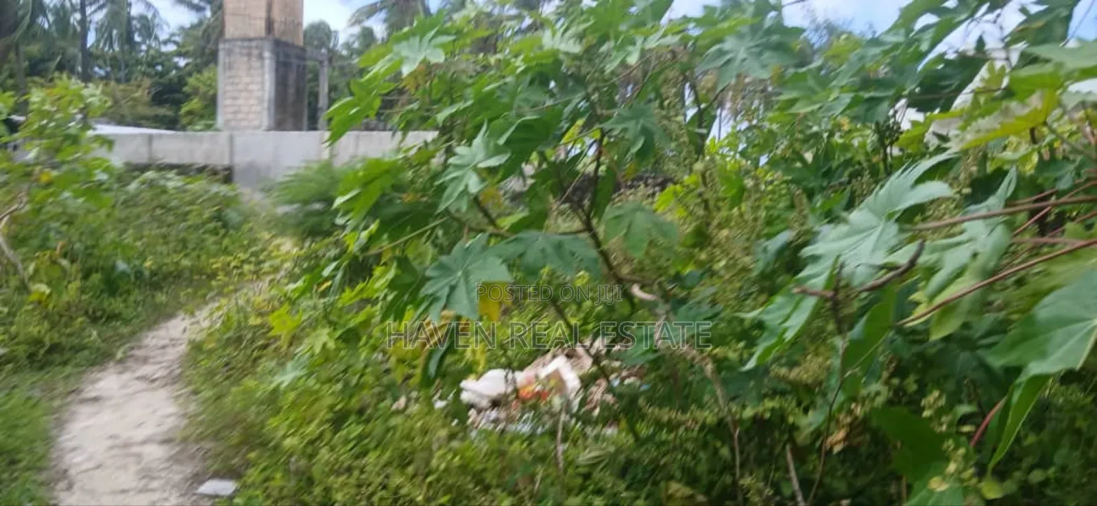 Second Line Beach Plot for Sale at Zanzibar in Unguja North