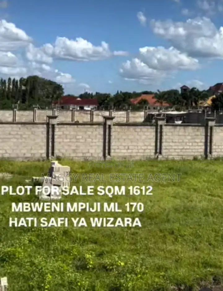 1612 SQMTS Plot, Mbweni Mpiji in Mbweni