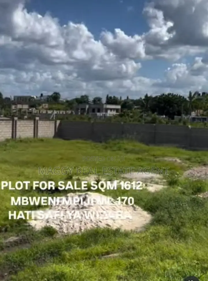 1612 SQMTS Plot, Mbweni Mpiji in Mbweni
