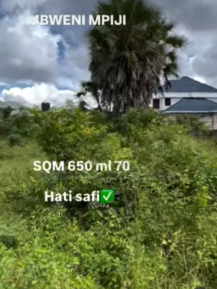 650 SQMTS Plot, Mbweni Mpiji in Mbweni