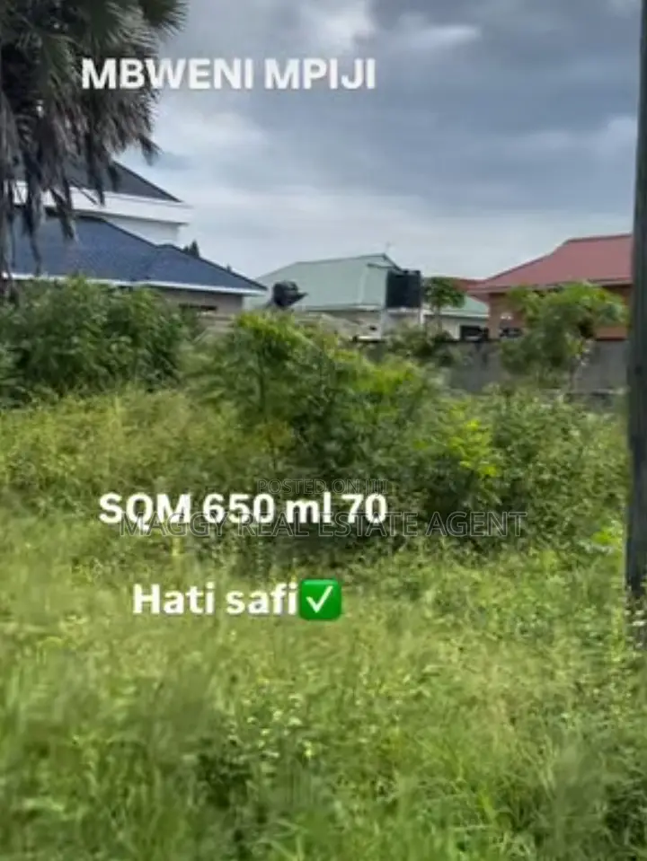 650 SQMTS Plot, Mbweni Mpiji in Mbweni