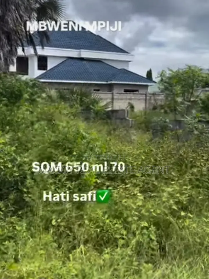 650 SQMTS Plot, Mbweni Mpiji in Mbweni