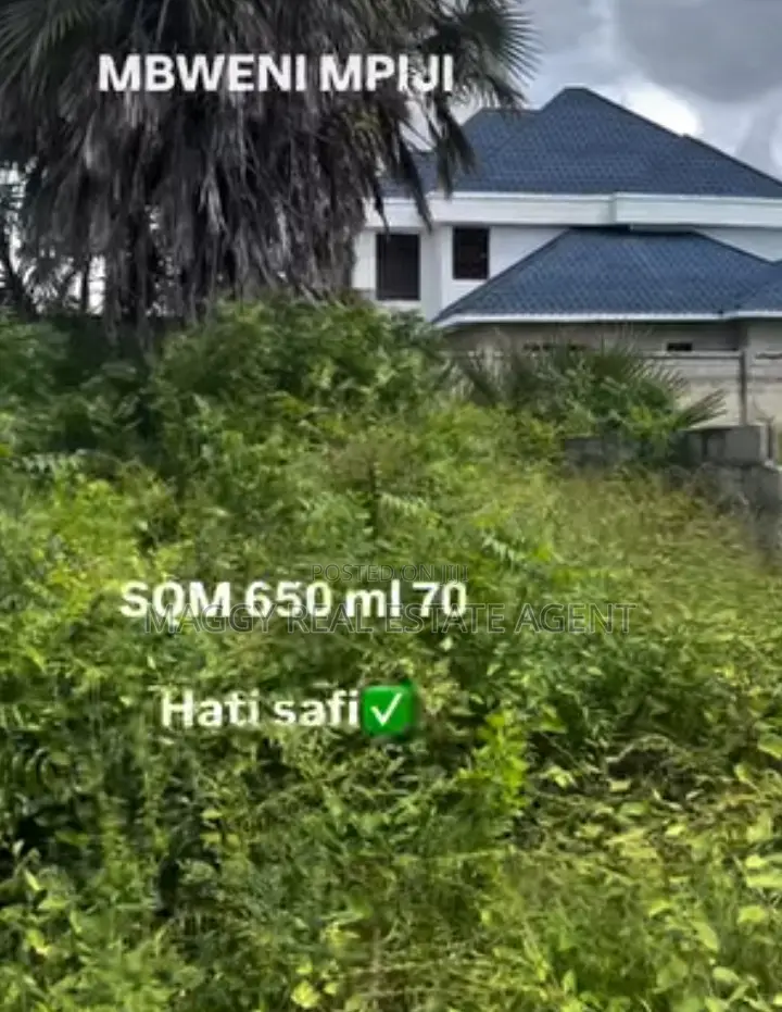 650 SQMTS Plot, Mbweni Mpiji in Mbweni