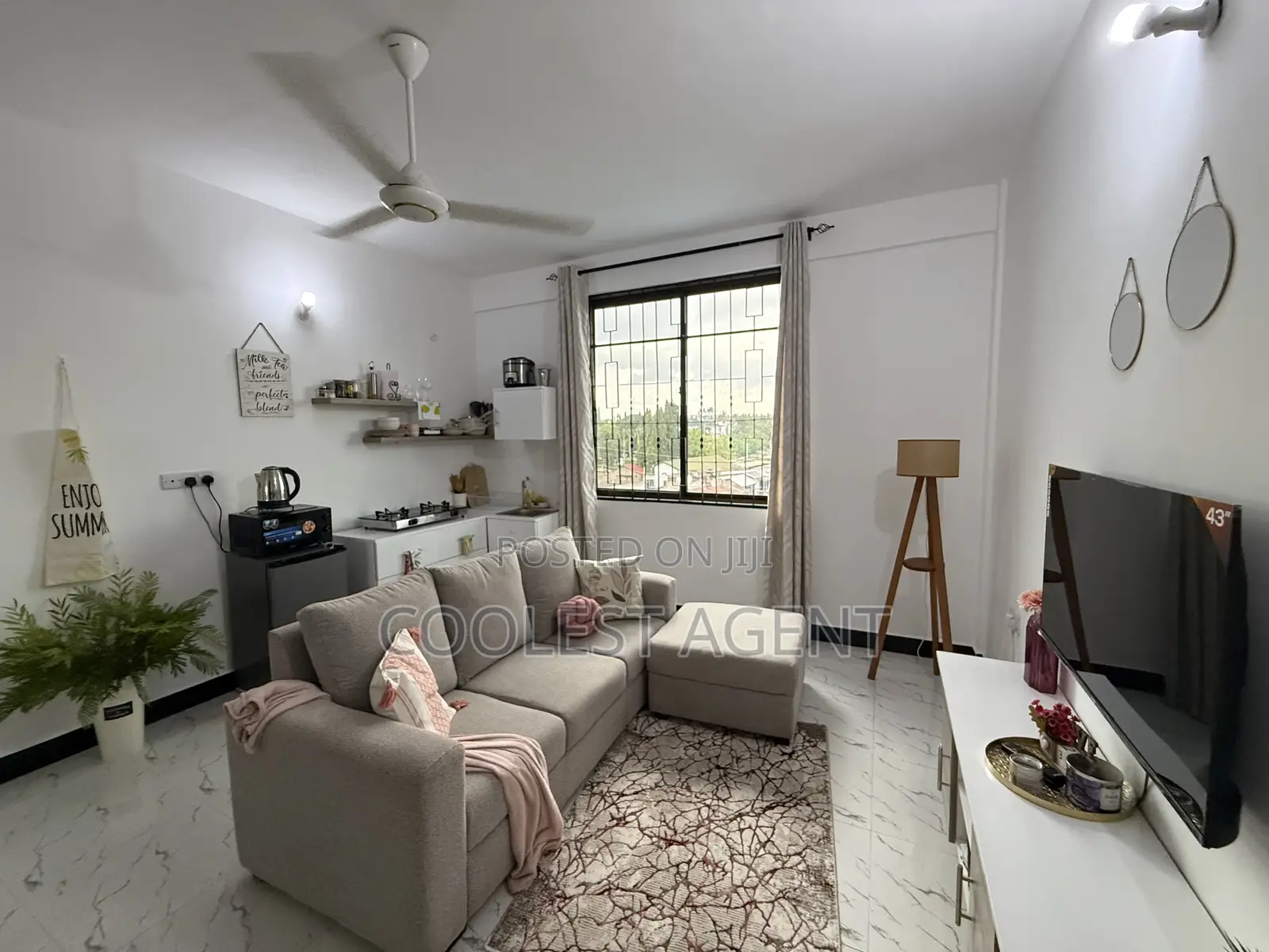 Furnished 1bdrm Apartment in Coolest Estate, Mikocheni for rent in Mikocheni