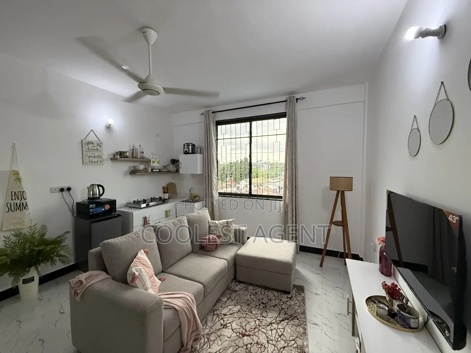 Furnished 1bdrm Apartment in Coolest Estate, Mikocheni for rent in Mikocheni