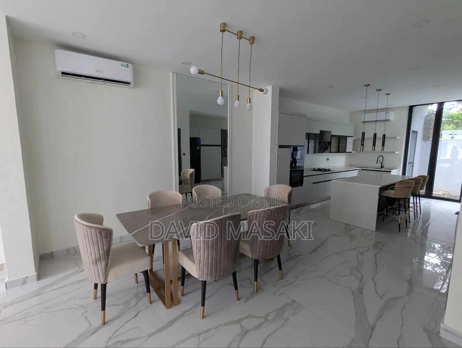 Furnished 5bdrm Villa in New Modern Villas, Masaki for rent in Masaki