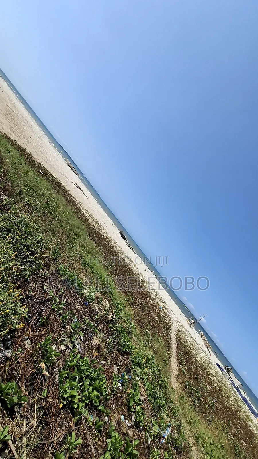 Beach Plot at Bahar Beach Looking at the Sea in Kinondoni